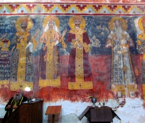 Монастырь Гелати. Фрески