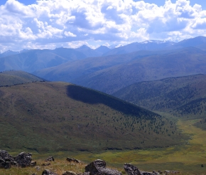 Панорама Катунского хребта