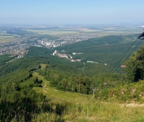 панорама с подъемника