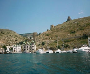 Выходим из Балаклавской бухты в море