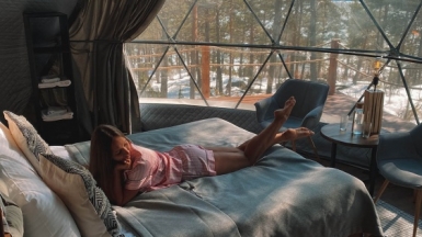 Купольный домик с панорамным видом