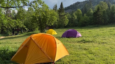 Наши палатки