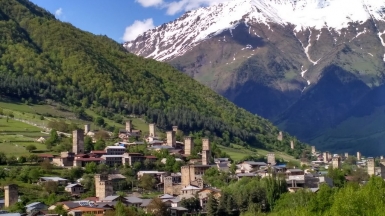 Местиа. Фото нашего гида Ирины Пряничниковой.