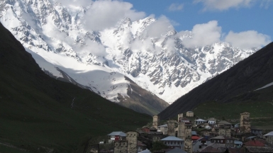 Вершина Шхара. Фото нашего гида Ирины Пряничниковой.