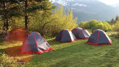 Наш лагерь. Фото: Максим Маршанский