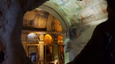 Пещерная церковь Х века. Фото нашего гида Ирины Пряничниковой