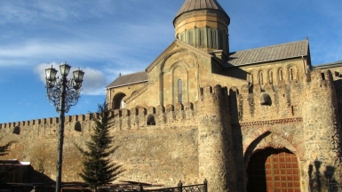 Храм Светисховели в Мцхете. Фото нашего гида Ирины Пряничниковой.