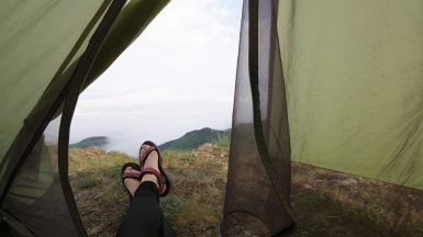 Стоим на краю яйлы. Фото наших Странников