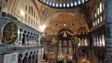В храме Айя-София. Фото Нияры Сейфулла
