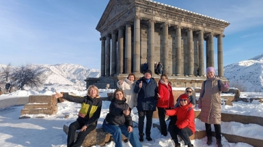 Языческий храм в Гарни. Фото нашего гида Ирины Пряничниковой