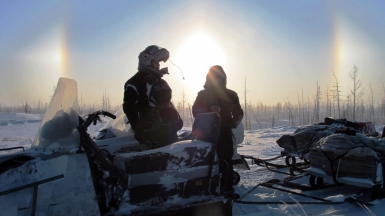 Солнечное гало. Фото из архива Клуба