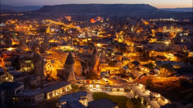 Ночная панорама Гёреме. Фото наших Странников