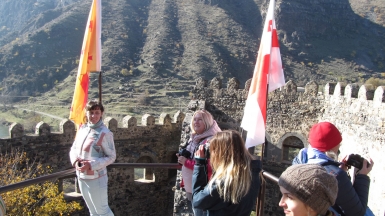 На башне в  крепости. Фото нашего гида Ирины Пряничниковой