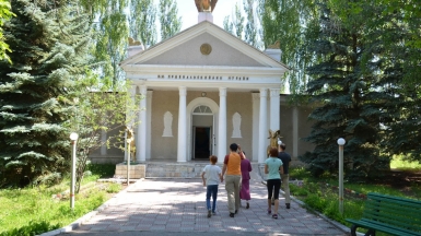 В музее Н.М. Пржевальского. Фото Анатолия Жидкова 