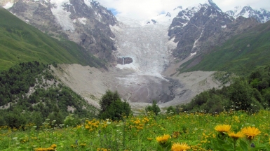Ледопад Адиши. Фото нашего гида Ирины Пряничниковой.
