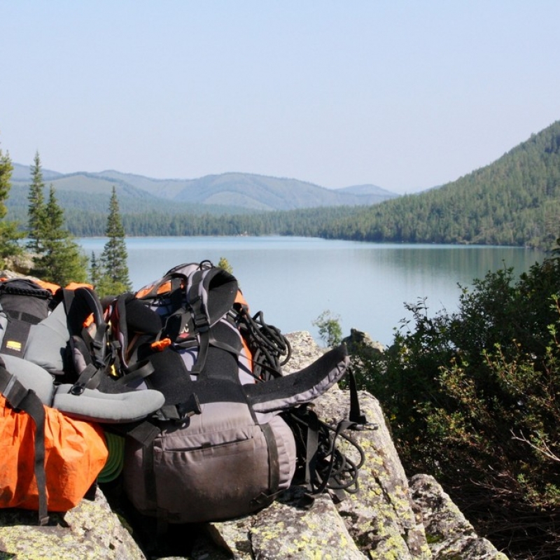 Рюкзаки ждут своих коней=)