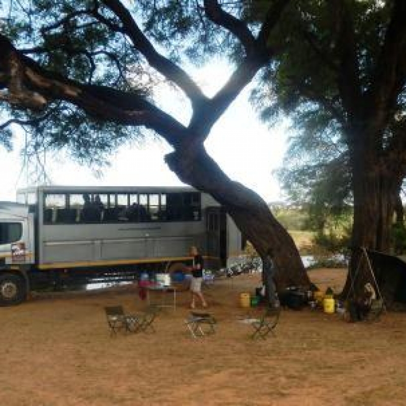 Фотографии из путешествия. Наш кемпинг и чудо-автобус