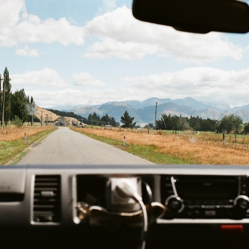 Дорога в Новой Зеландии.