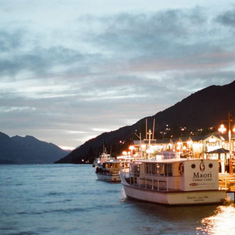 Вечер в Квинстауне.