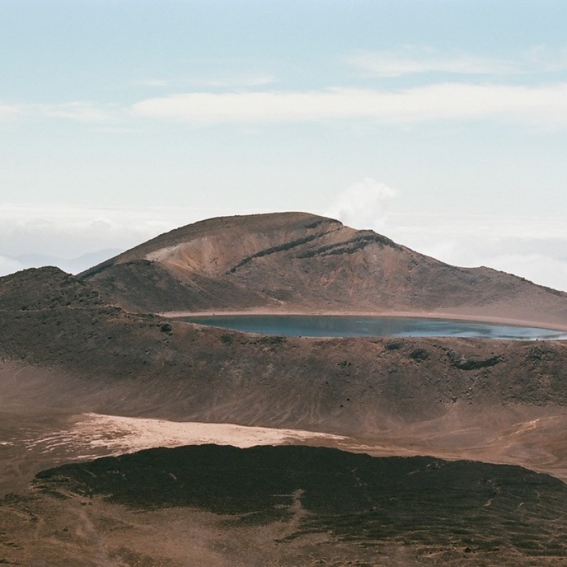 Вид с высшей точки трека Тонгариро