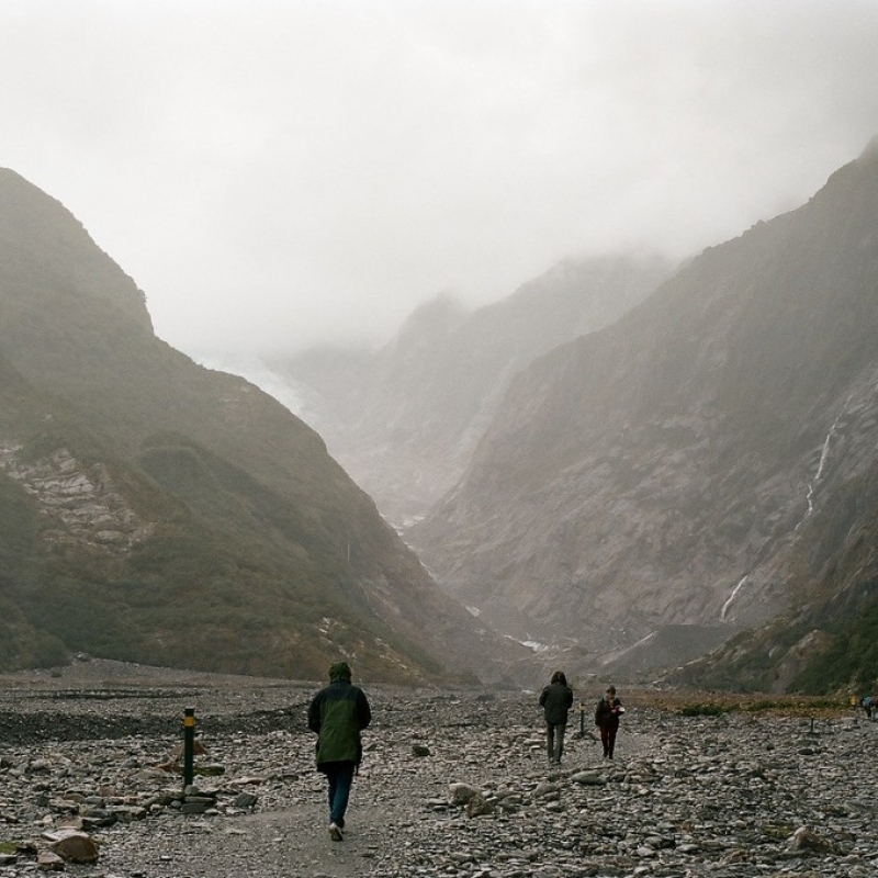 По дороге к леднику.