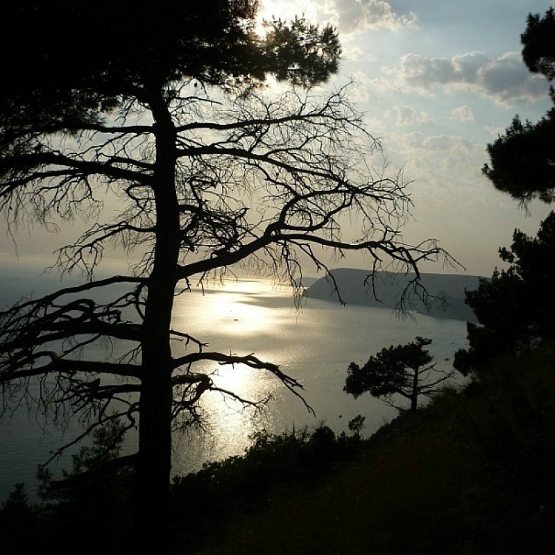 Закат на пляже Инжир