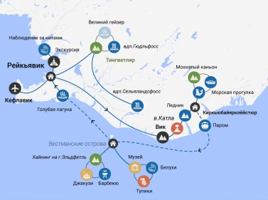 Путешествие по югу Исландии (комфорт)