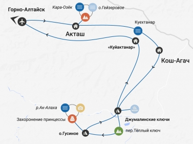 Джип-тур по Алтаю «Тайны Укока»