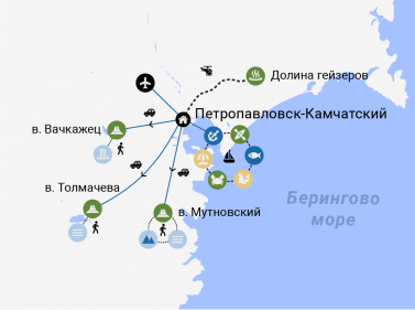 Лучшее на Камчатке за 8 дней (релакс, бигфуты и СПА)