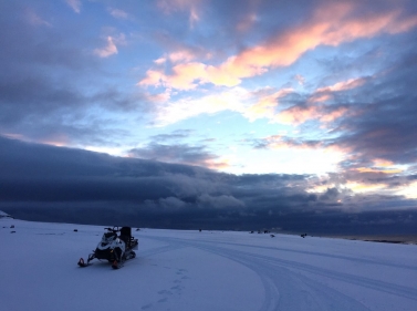 На снегоходах по Кольскому