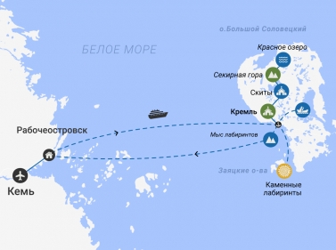 Знакомство с Соловецкими островами