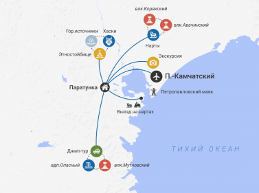 Зимняя Камчатка: снегоходы, хаски и SPA (комфорт)