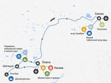 Доступный Тибет: монастыри и Эверест (комфорт)