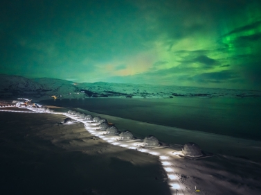 Зимние выходные на Кольском (глэмпинг)