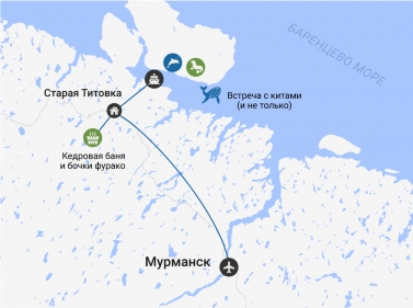 Выходные на Кольском в поисках китов (глэмпинг)