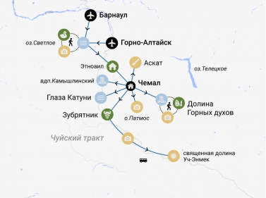 Лучшее на зимнем Алтае за 4 дня