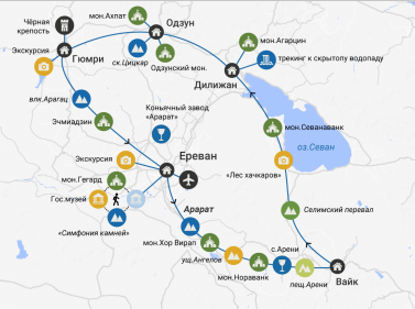 Лучшее в Армении за 8 дней