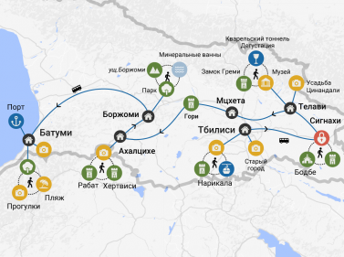 Вся Грузия: от снежных гор к морю