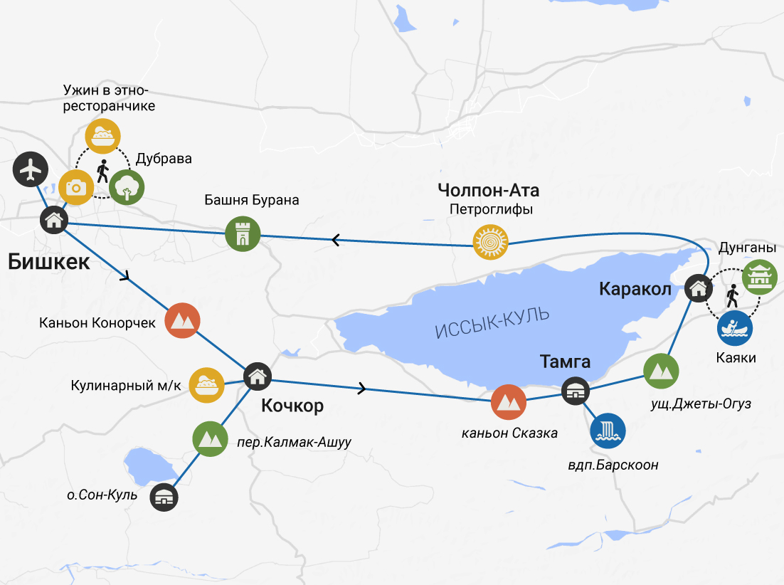 Лучшее в Киргизии за 8 дней (всё включено)